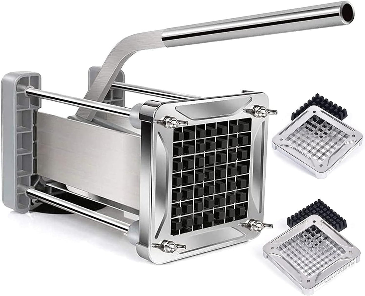 French Fry Cutter for Potatoes, 1/2 Inch Professional Grade