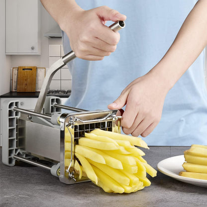 French Fry Cutter for Potatoes, 1/2 Inch Professional Grade
