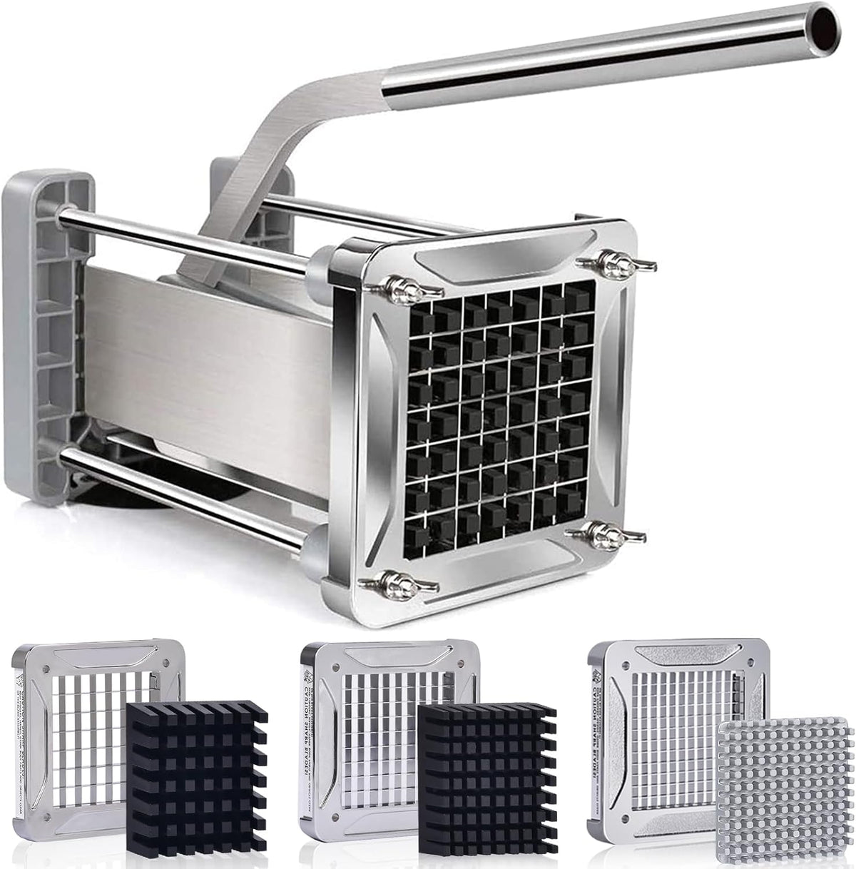 French Fry Cutter for Potatoes, 1/2 Inch Professional Grade
