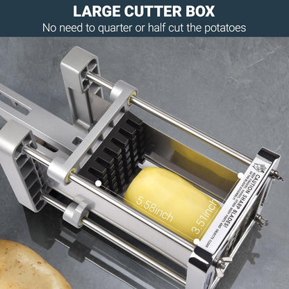 French Fry Cutter for Potatoes, 1/2 Inch Professional Grade
