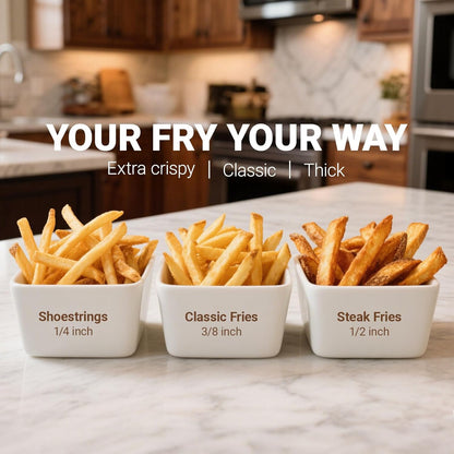 French Fry Cutter for Potatoes, 1/2 Inch Professional Grade
