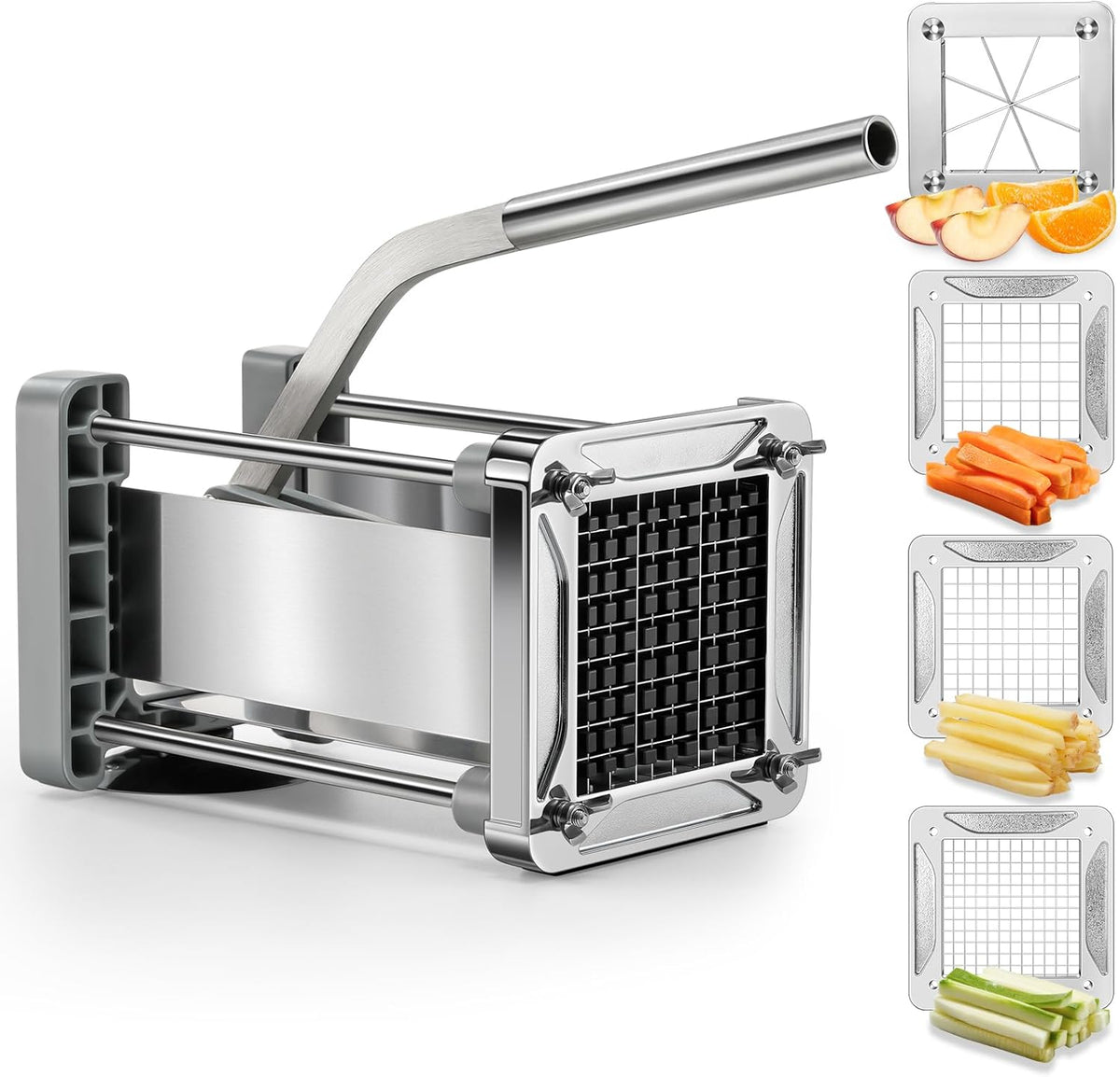 French Fry Cutter for Potatoes, 1/2 Inch Professional Grade