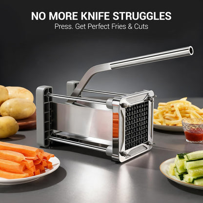 French Fry Cutter for Potatoes, 1/2 Inch Professional Grade