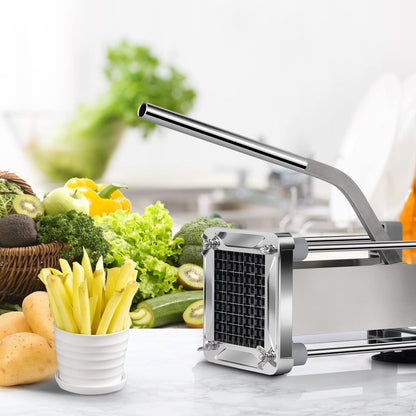 French Fry Cutter for Potatoes, 1/2 Inch Professional Grade