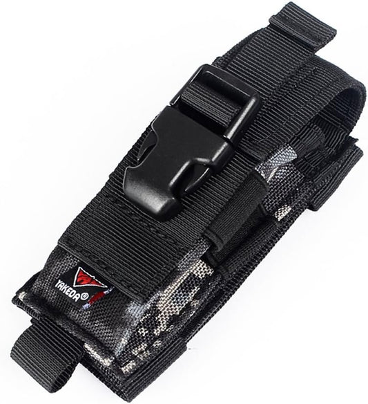 YAKEDA Multitool Pouch Sheath Folding Knife Sheath Pouch for Belt Molle Flashlight Mag Pouch