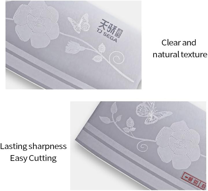 Meat Cleaver Knife 7.4 Inch, Ultra Sharp Chinese Chef's Knives, Full-tang Chopping Knife, 30Cr13 Steel Blade Thickness 2.5 mm, TJ SEGA Series TC1707