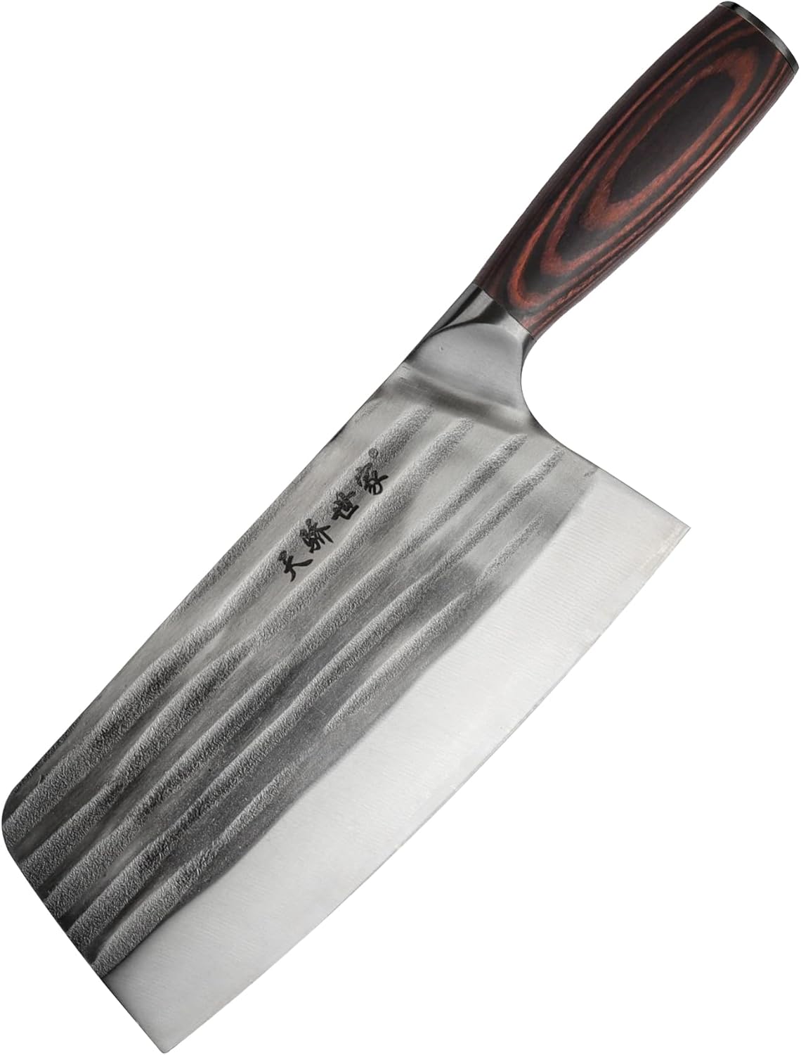 Meat Cleaver Knife 7.4 Inch, Ultra Sharp Chinese Chef's Knives, Full-tang Chopping Knife, 30Cr13 Steel Blade Thickness 2.5 mm, TJ SEGA Series TC1707