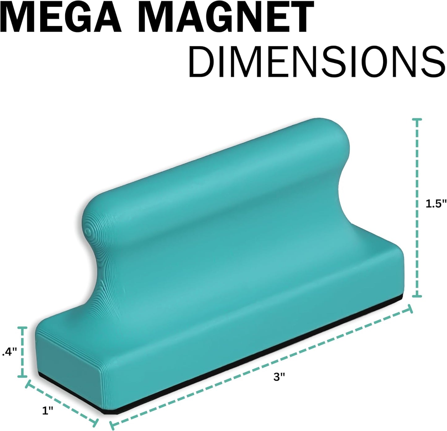 Mega Magnets - Neodymium - Heavy Duty, Colorful, Ergonomic, Ideal for Crafting, Quilting, and as Magnetic Knife Holders (4, Periwinkle Purple Pawn)