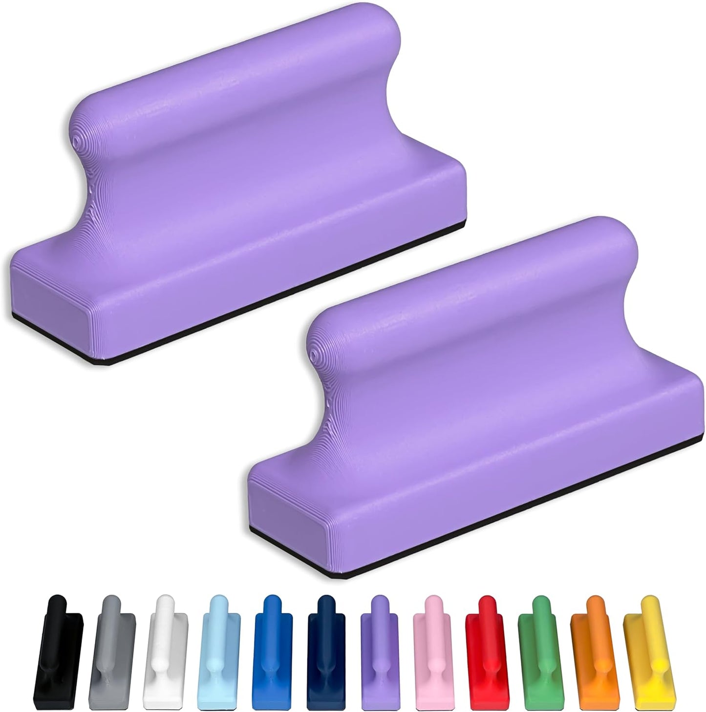 Mega Magnets - Neodymium - Heavy Duty, Colorful, Ergonomic, Ideal for Crafting, Quilting, and as Magnetic Knife Holders (4, Periwinkle Purple Pawn)