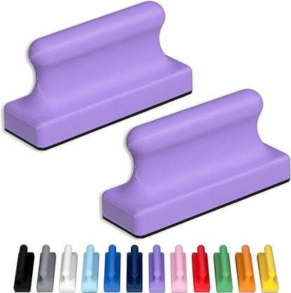 Mega Magnets - Neodymium - Heavy Duty, Colorful, Ergonomic, Ideal for Crafting, Quilting, and as Magnetic Knife Holders (4, Periwinkle Purple Pawn)
