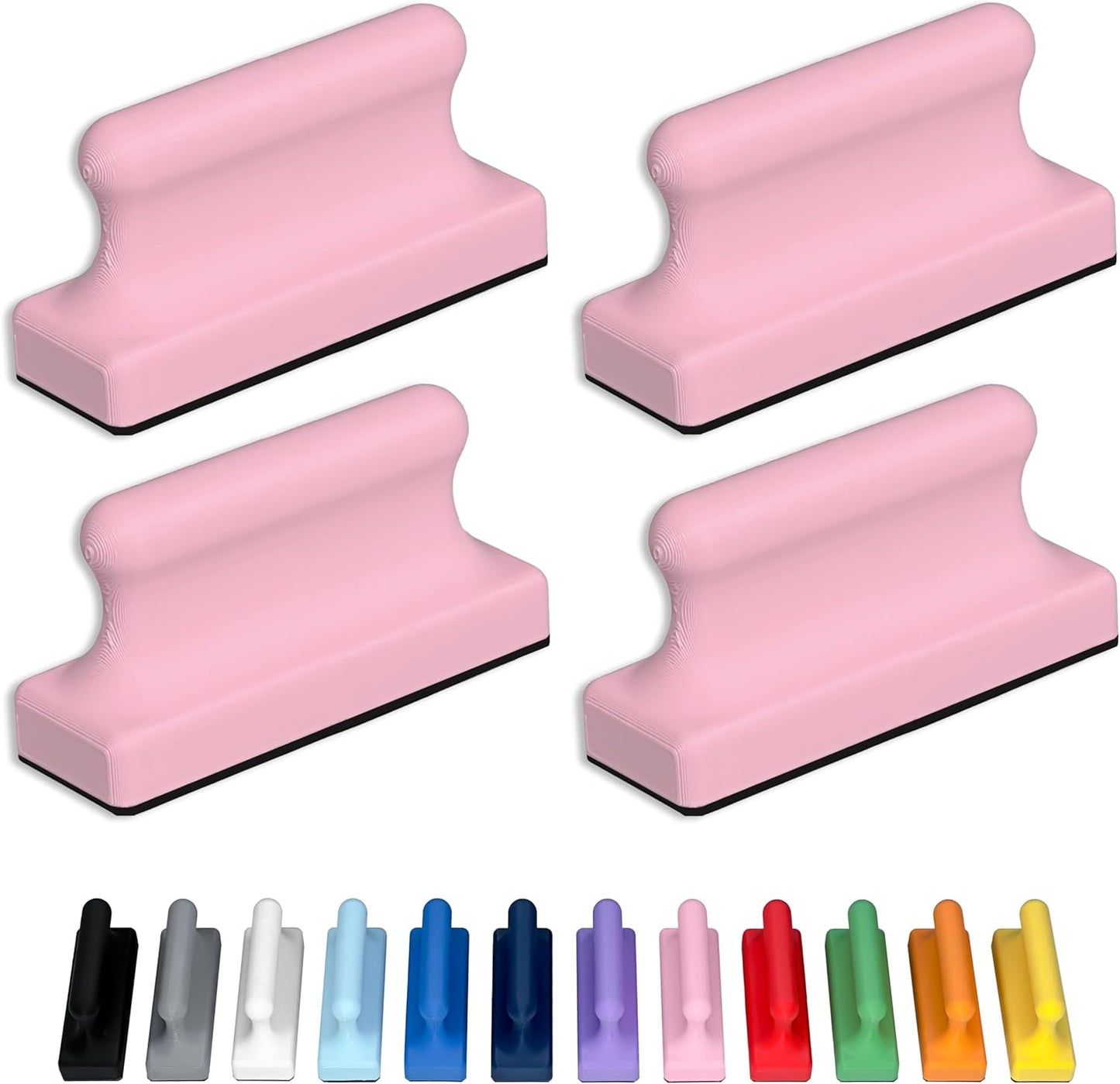 Mega Magnets - Neodymium - Heavy Duty, Colorful, Ergonomic, Ideal for Crafting, Quilting, and as Magnetic Knife Holders (4, Periwinkle Purple Pawn)