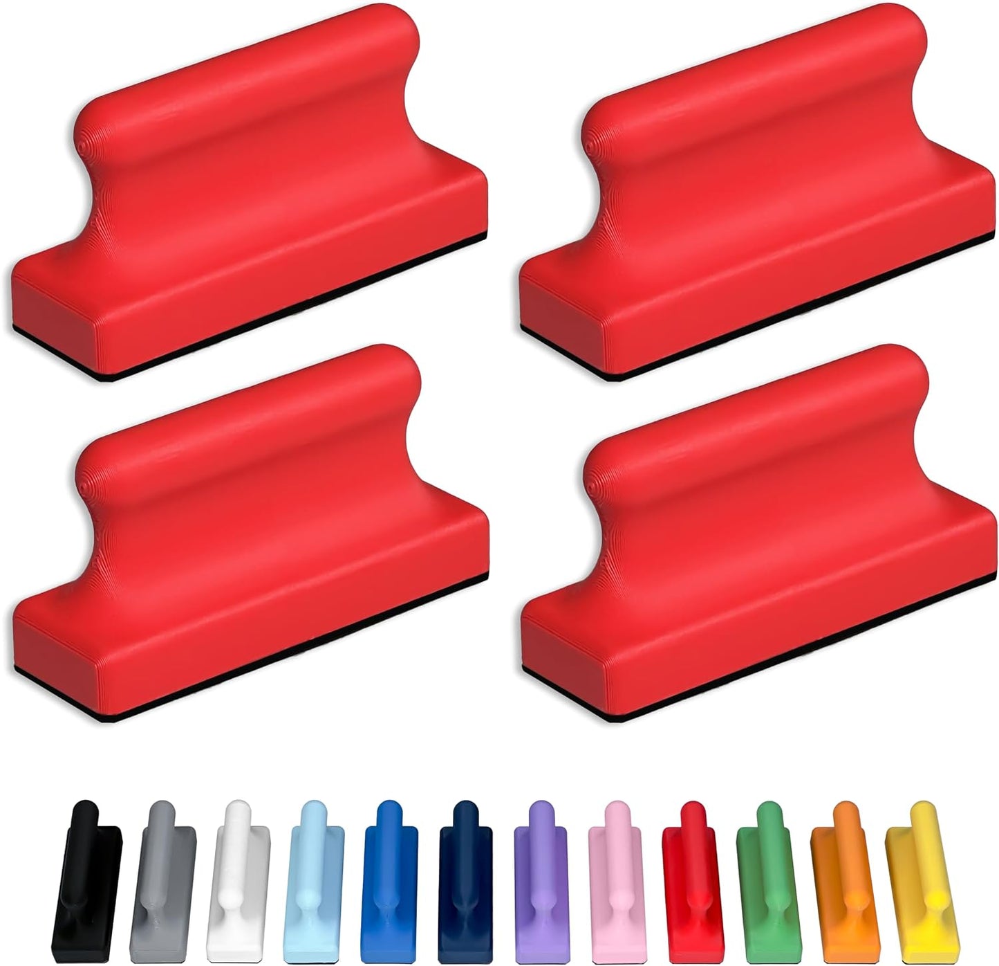 Mega Magnets - Neodymium - Heavy Duty, Colorful, Ergonomic, Ideal for Crafting, Quilting, and as Magnetic Knife Holders (4, Periwinkle Purple Pawn)
