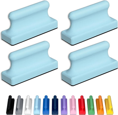 Mega Magnets - Neodymium - Heavy Duty, Colorful, Ergonomic, Ideal for Crafting, Quilting, and as Magnetic Knife Holders (4, Periwinkle Purple Pawn)