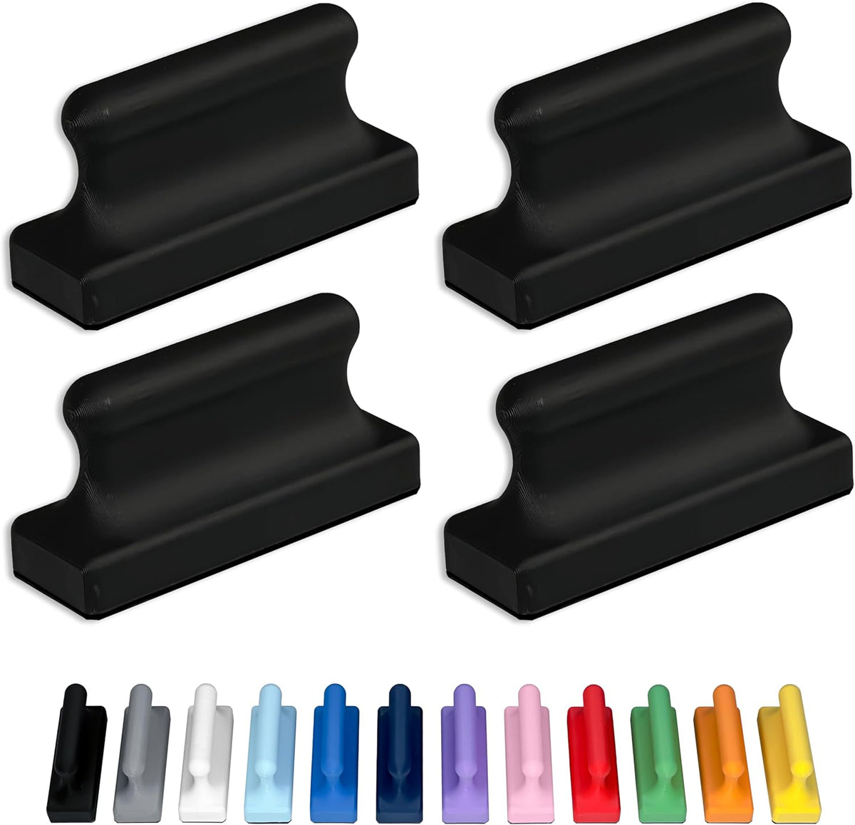 Mega Magnets - Neodymium - Heavy Duty, Colorful, Ergonomic, Ideal for Crafting, Quilting, and as Magnetic Knife Holders (4, Periwinkle Purple Pawn)