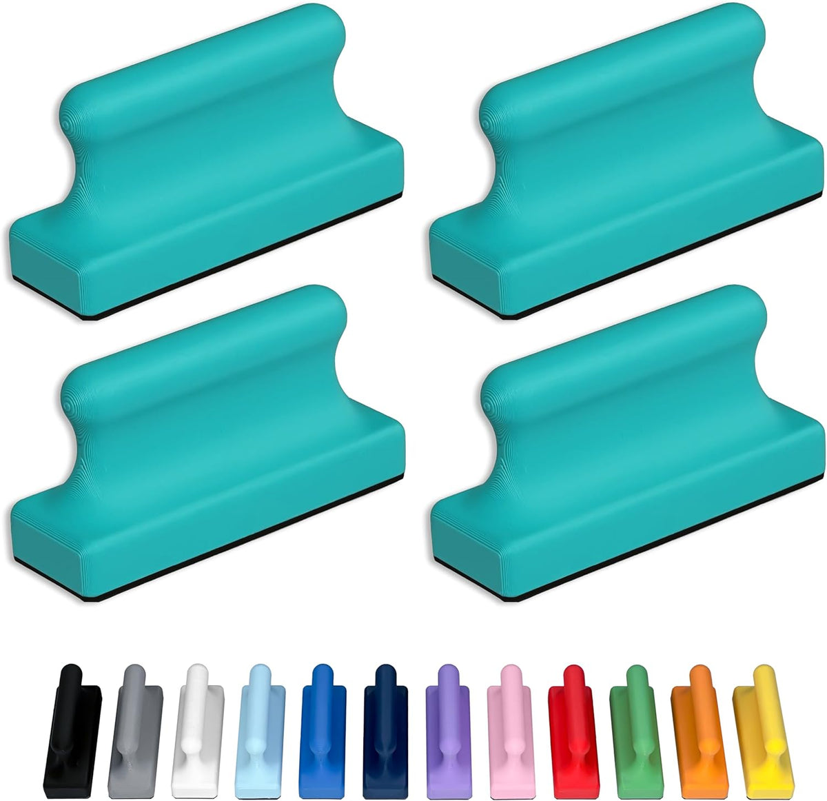 Mega Magnets - Neodymium - Heavy Duty, Colorful, Ergonomic, Ideal for Crafting, Quilting, and as Magnetic Knife Holders (4, Periwinkle Purple Pawn)