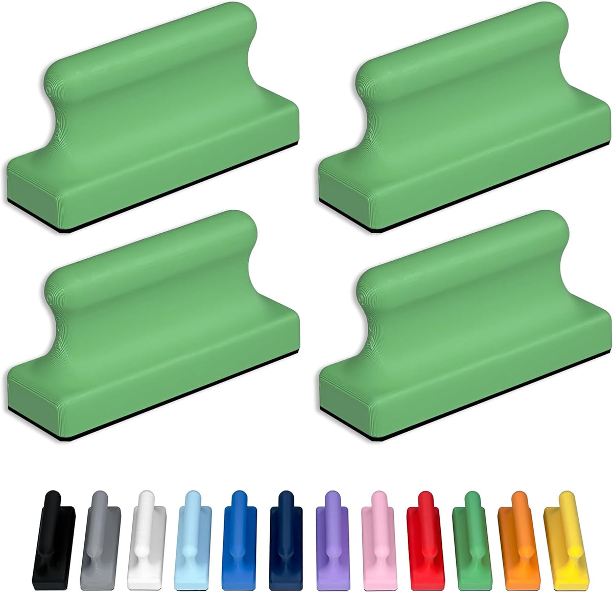 Mega Magnets - Neodymium - Heavy Duty, Colorful, Ergonomic, Ideal for Crafting, Quilting, and as Magnetic Knife Holders (4, Periwinkle Purple Pawn)
