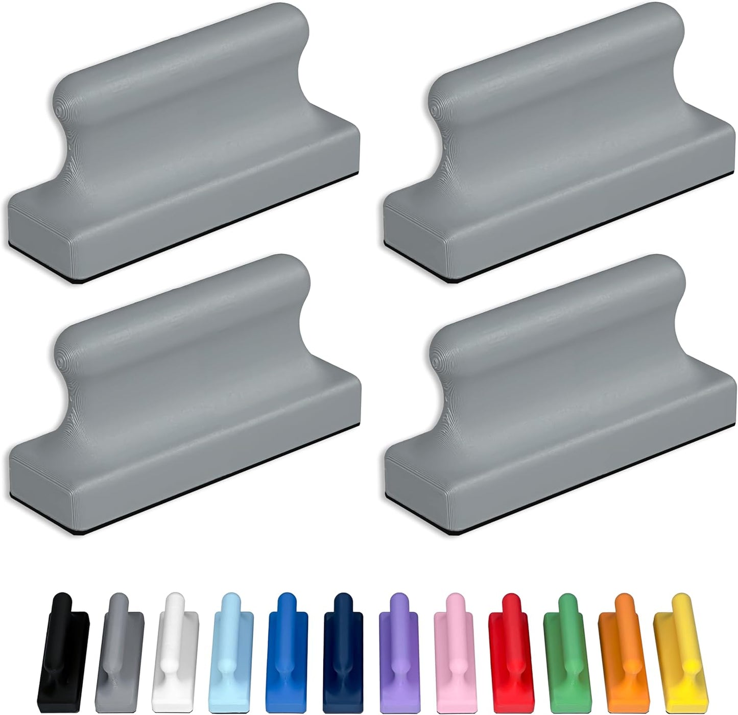 Mega Magnets - Neodymium - Heavy Duty, Colorful, Ergonomic, Ideal for Crafting, Quilting, and as Magnetic Knife Holders (4, Periwinkle Purple Pawn)