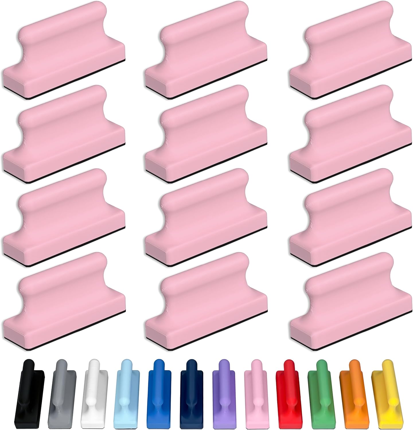 Mega Magnets - Neodymium - Heavy Duty, Colorful, Ergonomic, Ideal for Crafting, Quilting, and as Magnetic Knife Holders (4, Periwinkle Purple Pawn)