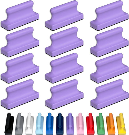 Mega Magnets - Neodymium - Heavy Duty, Colorful, Ergonomic, Ideal for Crafting, Quilting, and as Magnetic Knife Holders (4, Periwinkle Purple Pawn)