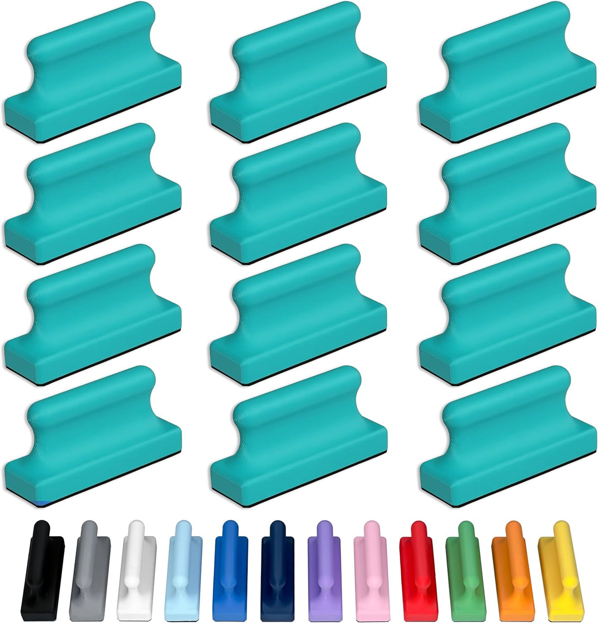 Mega Magnets - Neodymium - Heavy Duty, Colorful, Ergonomic, Ideal for Crafting, Quilting, and as Magnetic Knife Holders (4, Periwinkle Purple Pawn)