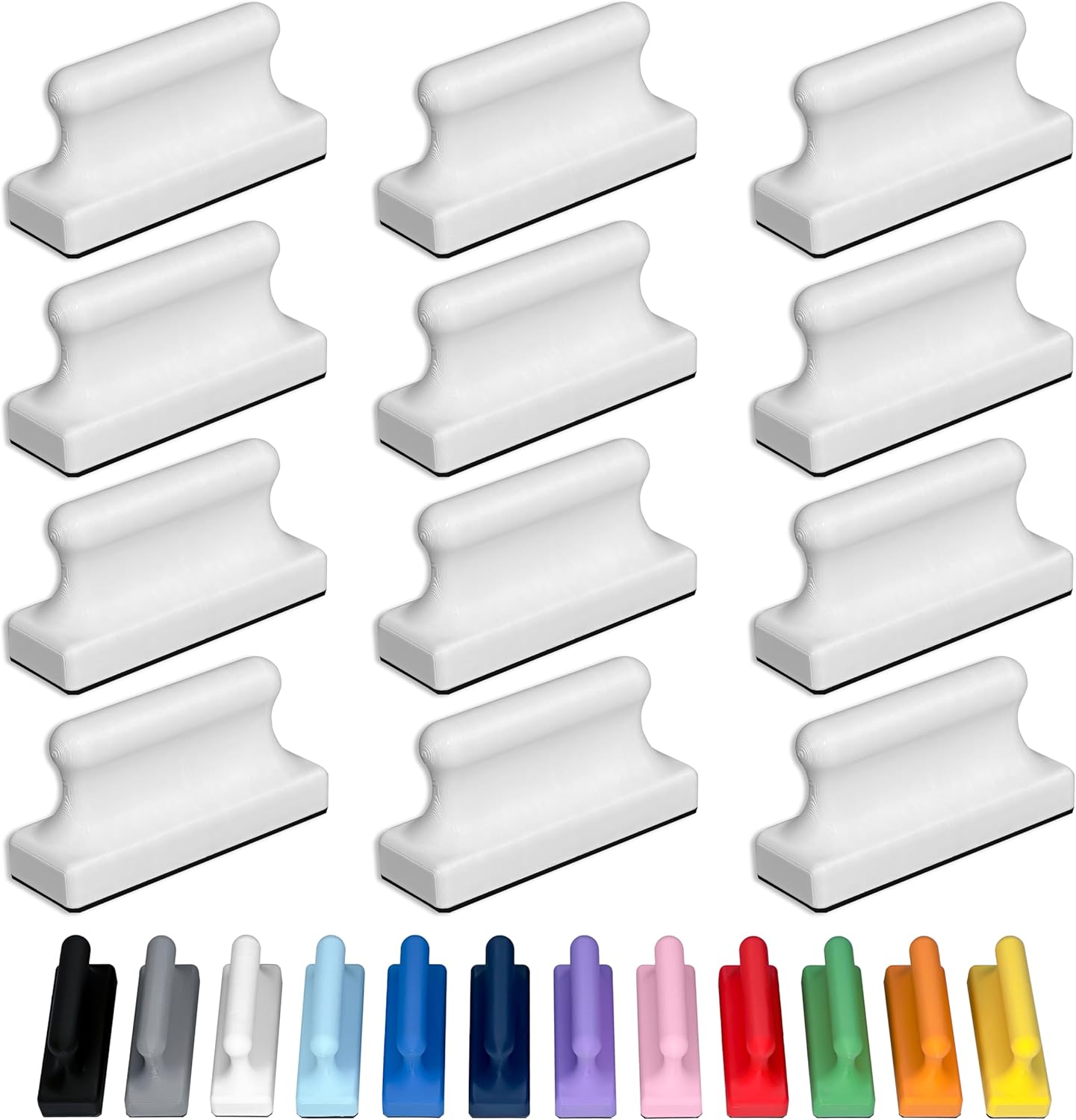 Mega Magnets - Neodymium - Heavy Duty, Colorful, Ergonomic, Ideal for Crafting, Quilting, and as Magnetic Knife Holders (4, Periwinkle Purple Pawn)