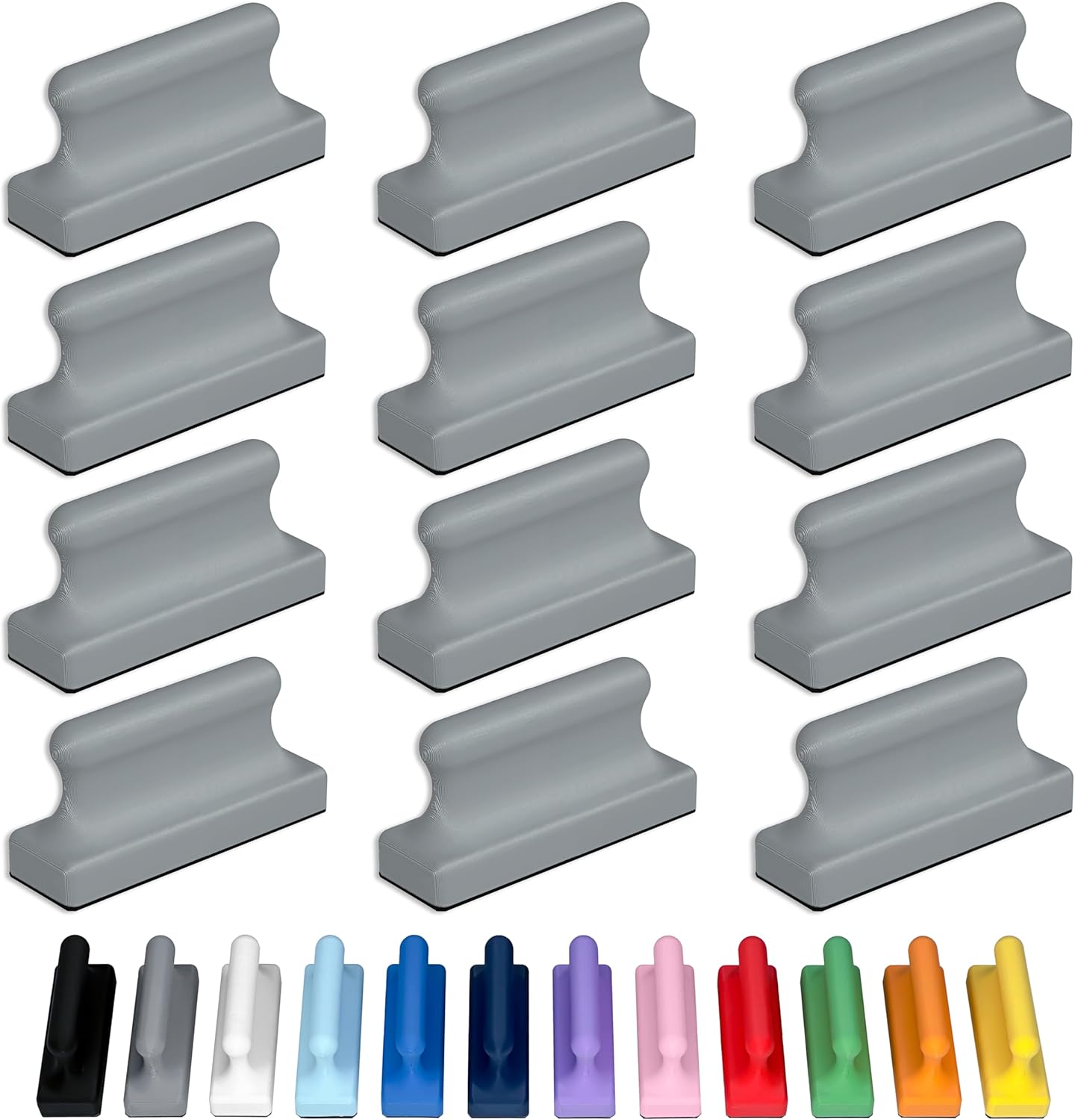 Mega Magnets - Neodymium - Heavy Duty, Colorful, Ergonomic, Ideal for Crafting, Quilting, and as Magnetic Knife Holders (4, Periwinkle Purple Pawn)
