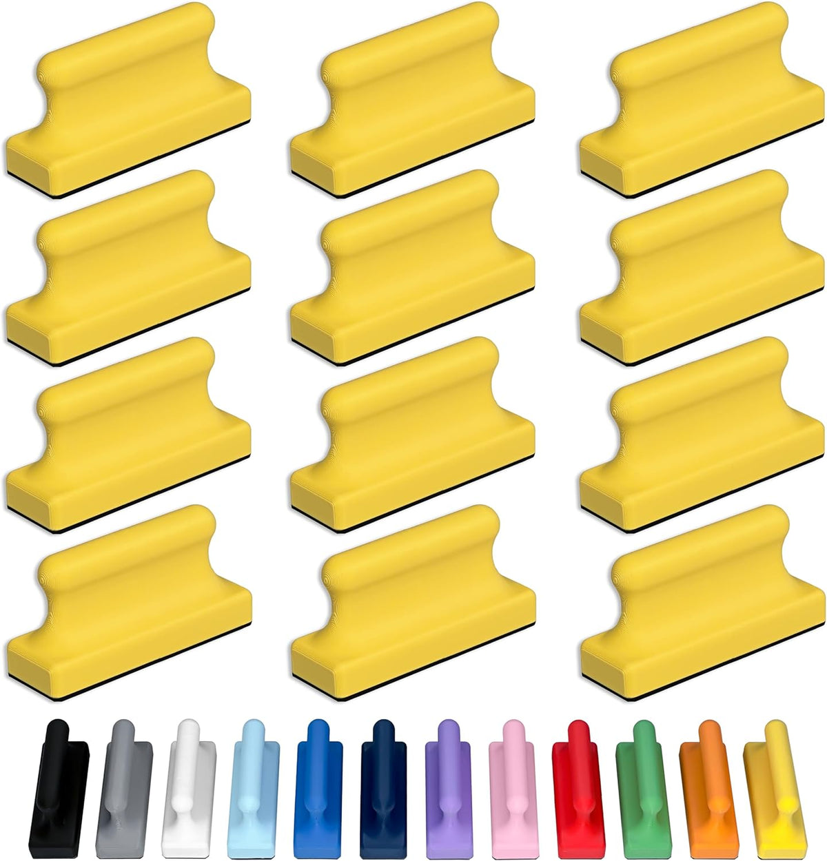 Mega Magnets - Neodymium - Heavy Duty, Colorful, Ergonomic, Ideal for Crafting, Quilting, and as Magnetic Knife Holders (4, Periwinkle Purple Pawn)