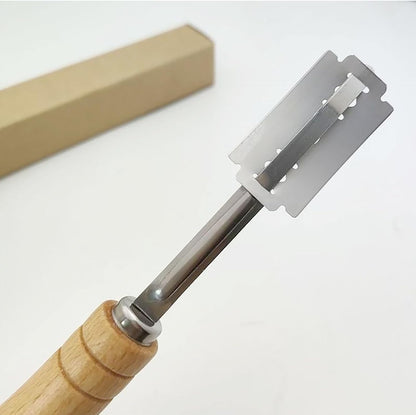 Bread Lines Cutter with 5 Blades, 7.4 Inch Stainless Steel Patters Cutting for Bread and Cake (1)