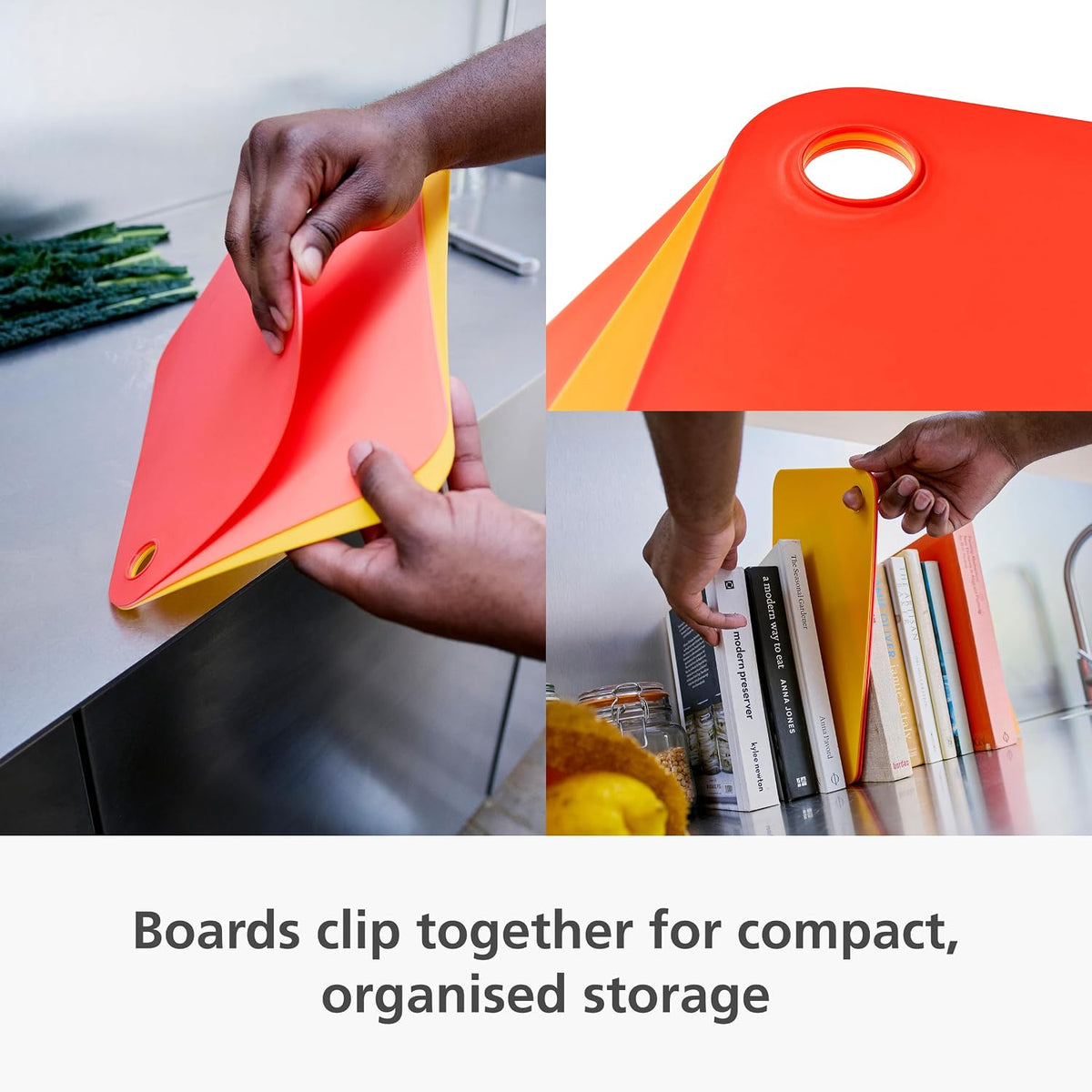 Pop Flexible Cutting Board Chopping Mats, 3-Piece Set