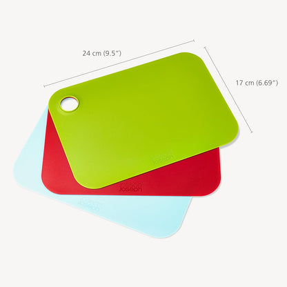 Pop Flexible Cutting Board Chopping Mats, 3-Piece Set