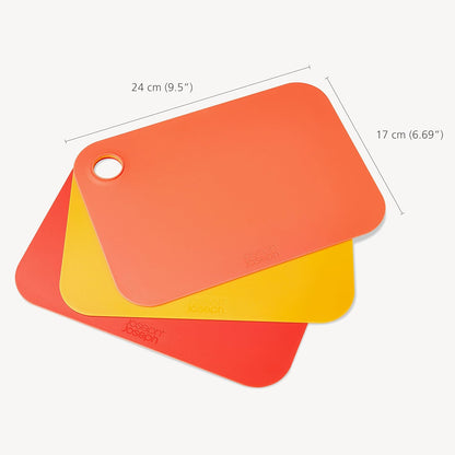 Pop Flexible Cutting Board Chopping Mats, 3-Piece Set