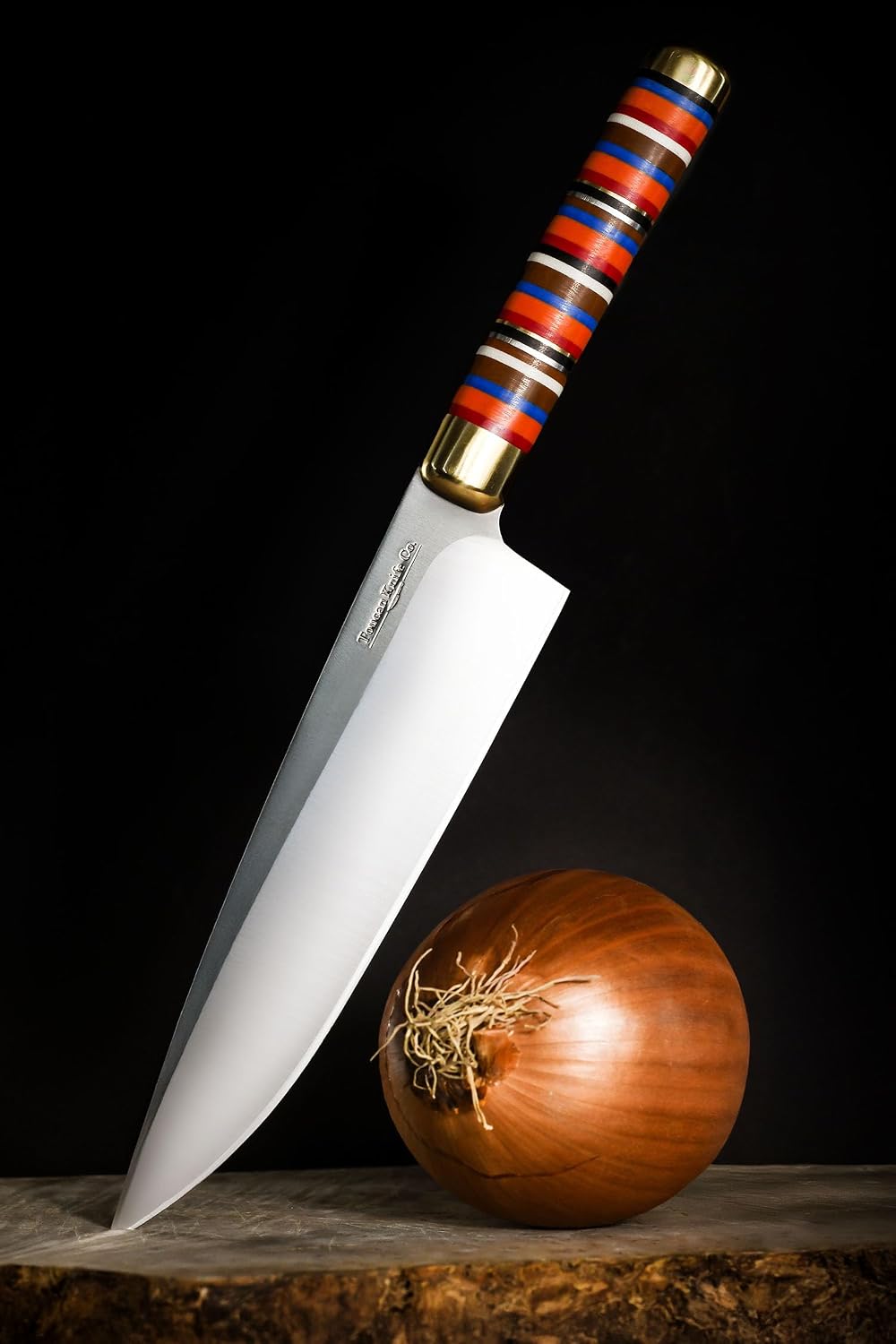 Chef Knife – 8-inch Blade Kitchen Knife – High-Hardness Japanese Steel Knives and Multicolored Handle – Ultra-Sharp Paring Knives – Birthday Gifts for Women and Men