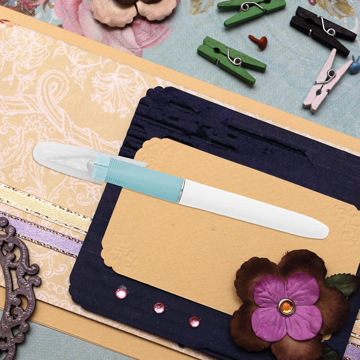 Precision Hobby Knife for Crafting and DIYs, Includes Four #11 Replacement Blades (17863)