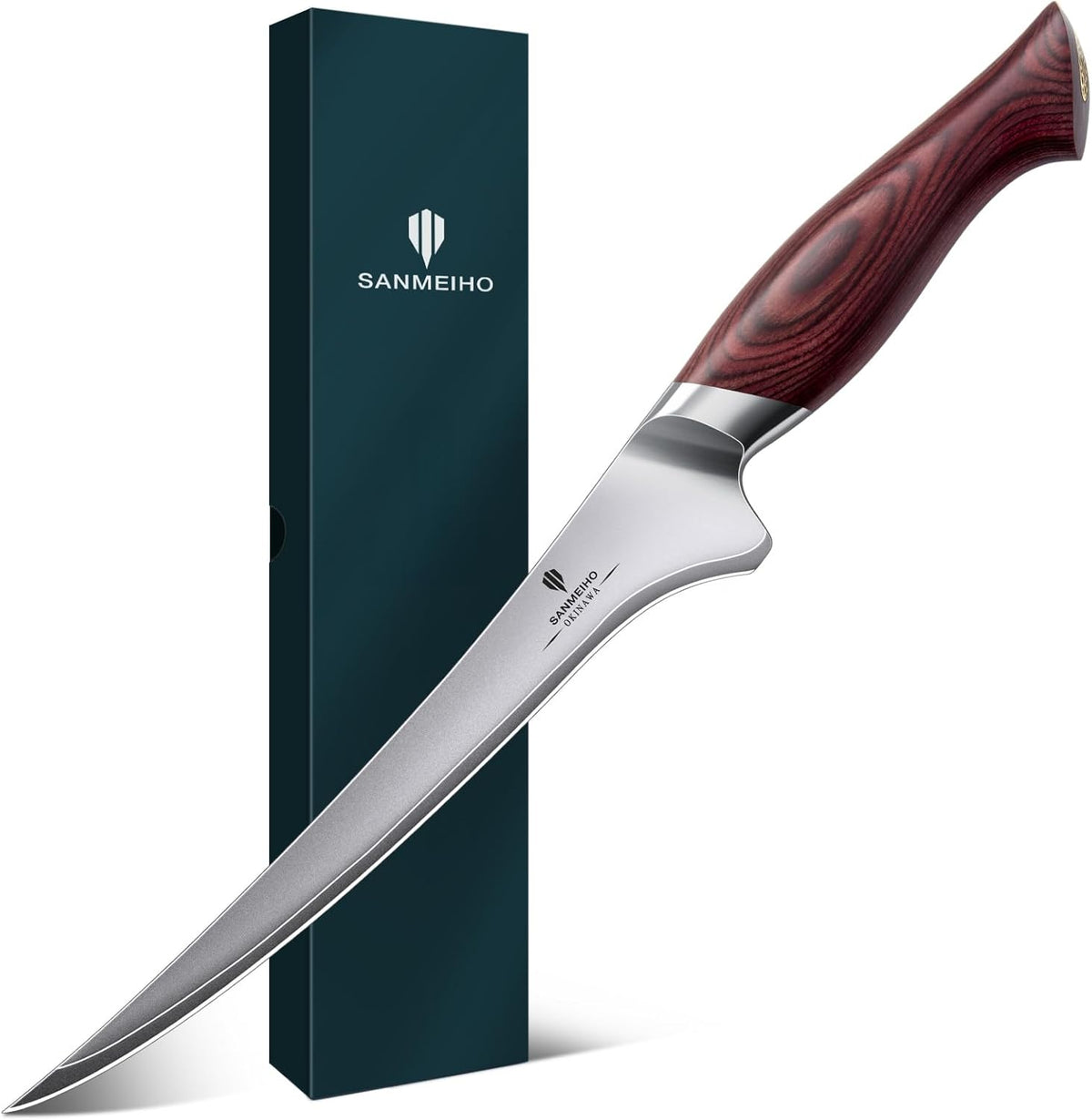 Chef Knife 8 Inch, High Carbon Japanese 10Cr15Mov Stainless Steel Kitchen Professional Cooking Knife, Ultra Sharp Japanese Knife with Ergonomic Pakkawood Handle
