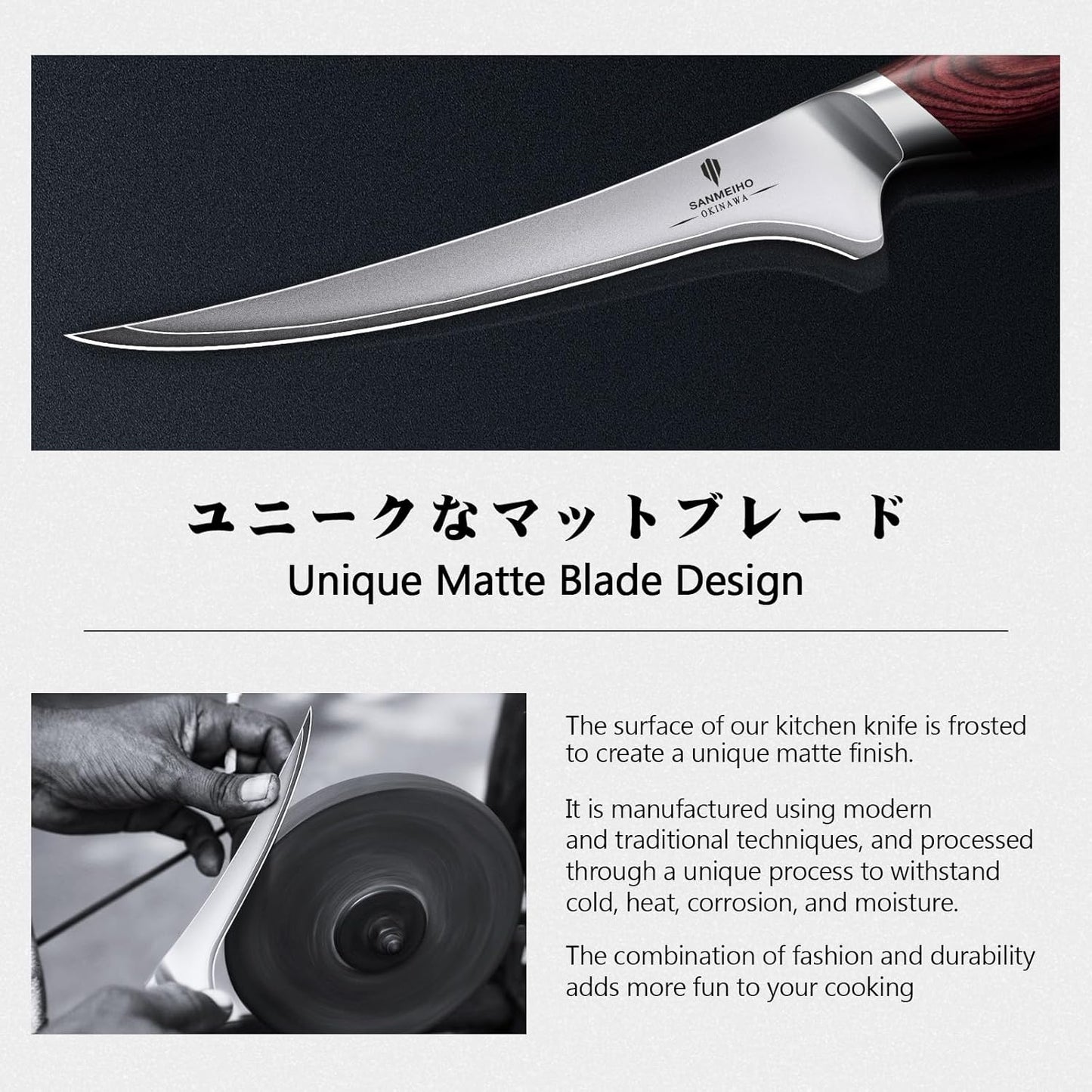 Chef Knife 8 Inch, High Carbon Japanese 10Cr15Mov Stainless Steel Kitchen Professional Cooking Knife, Ultra Sharp Japanese Knife with Ergonomic Pakkawood Handle