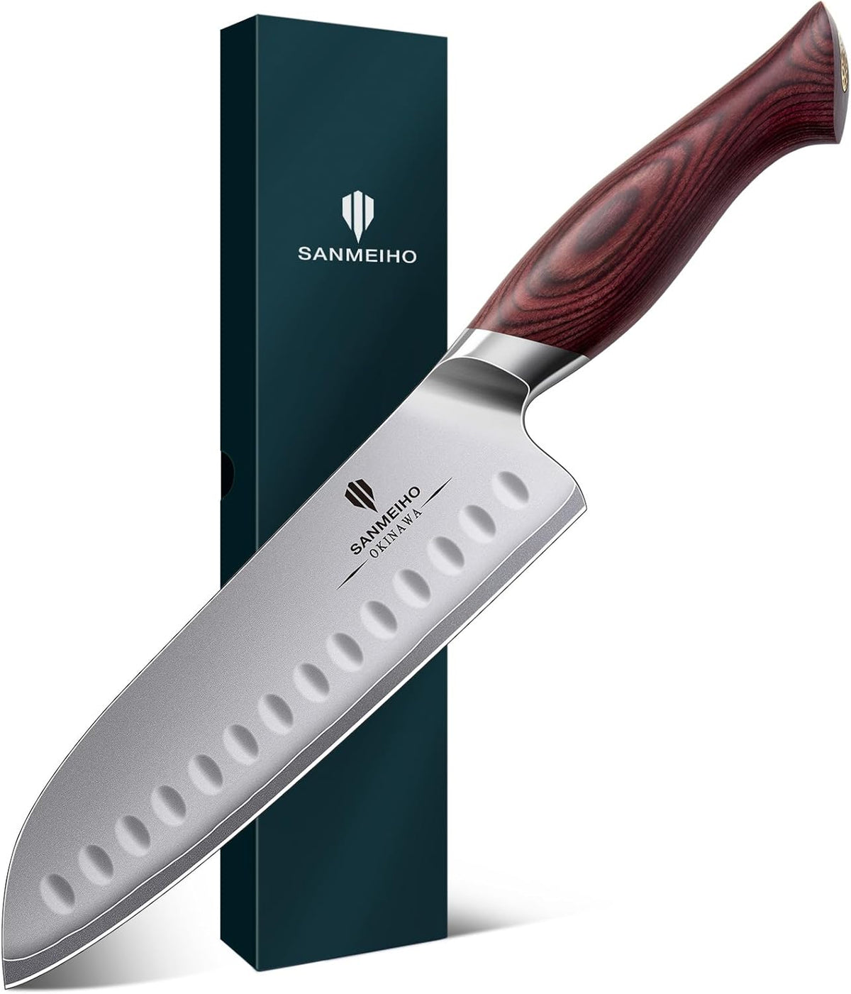 Chef Knife 8 Inch, High Carbon Japanese 10Cr15Mov Stainless Steel Kitchen Professional Cooking Knife, Ultra Sharp Japanese Knife with Ergonomic Pakkawood Handle