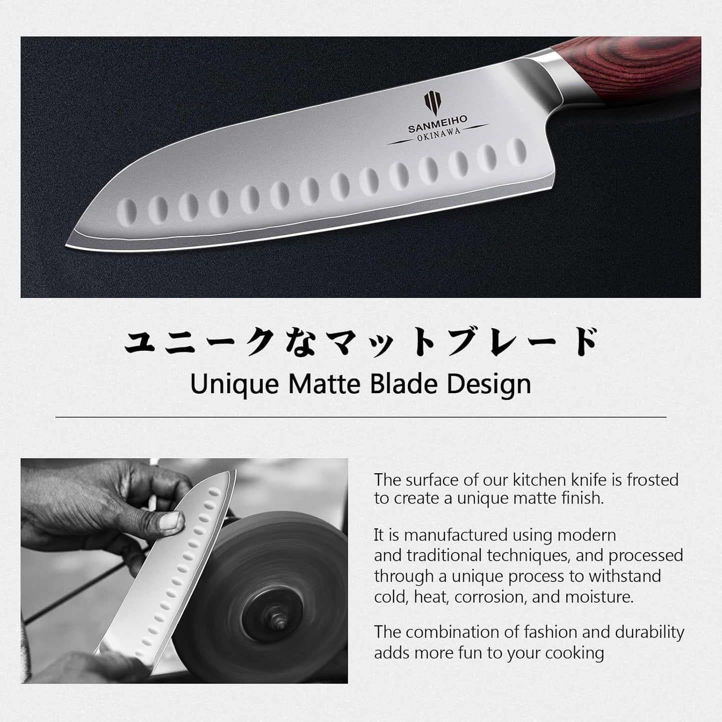 Chef Knife 8 Inch, High Carbon Japanese 10Cr15Mov Stainless Steel Kitchen Professional Cooking Knife, Ultra Sharp Japanese Knife with Ergonomic Pakkawood Handle