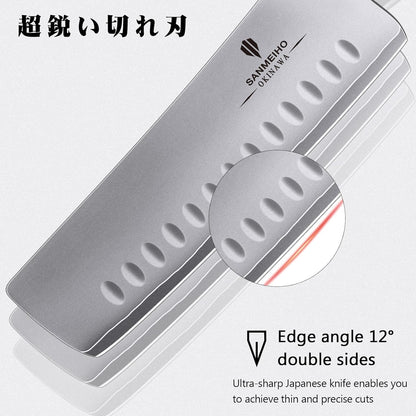 Chef Knife 8 Inch, High Carbon Japanese 10Cr15Mov Stainless Steel Kitchen Professional Cooking Knife, Ultra Sharp Japanese Knife with Ergonomic Pakkawood Handle