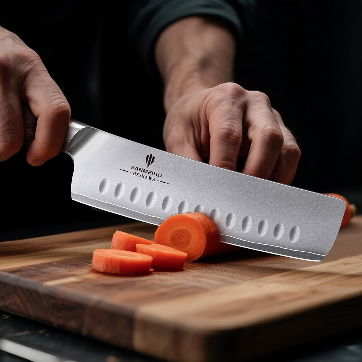 Chef Knife 8 Inch, High Carbon Japanese 10Cr15Mov Stainless Steel Kitchen Professional Cooking Knife, Ultra Sharp Japanese Knife with Ergonomic Pakkawood Handle
