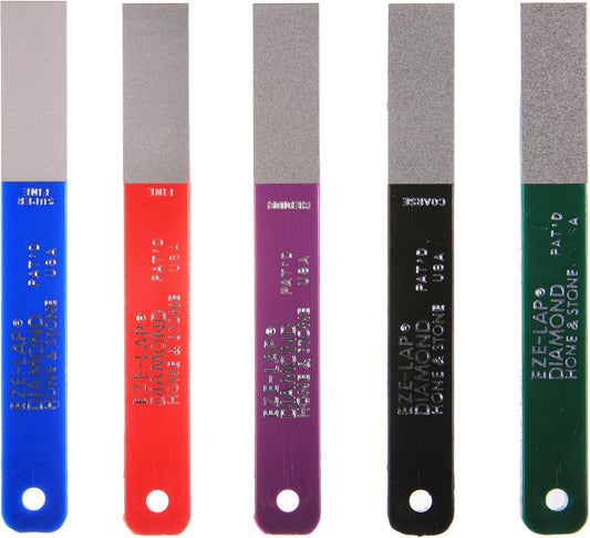 L PAK5 Set SF/F/M/C/XC Color Coded Diamond Hones