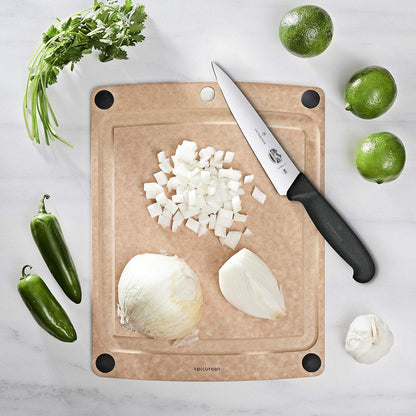 Fibrox 6 Inch Straight Edge Chef's Knife, Black | Kitchen Knife with Stainless Steel Blade, Non-Slip Handle, Dishwasher Safe