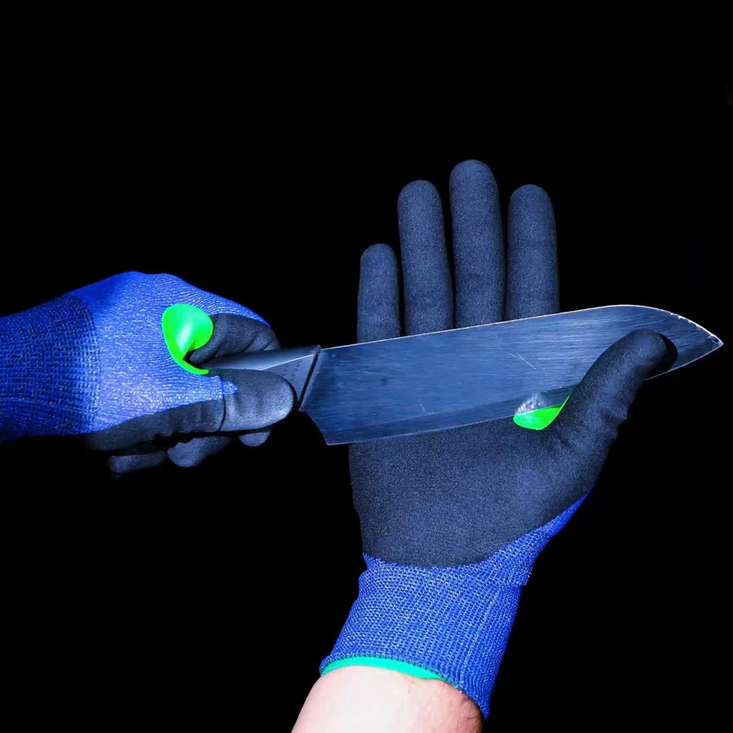 24G Ultra Thin A5 Cut Resistant Gloves, HPPE Nitrile Coated Breathable Work Gloves, Touchscreen Friendly, 3 Pairs
