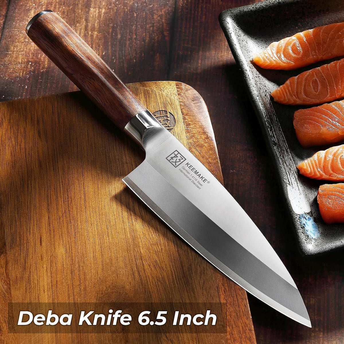 Deba Knife 6.5 inches, Chef Knife Single Bevel