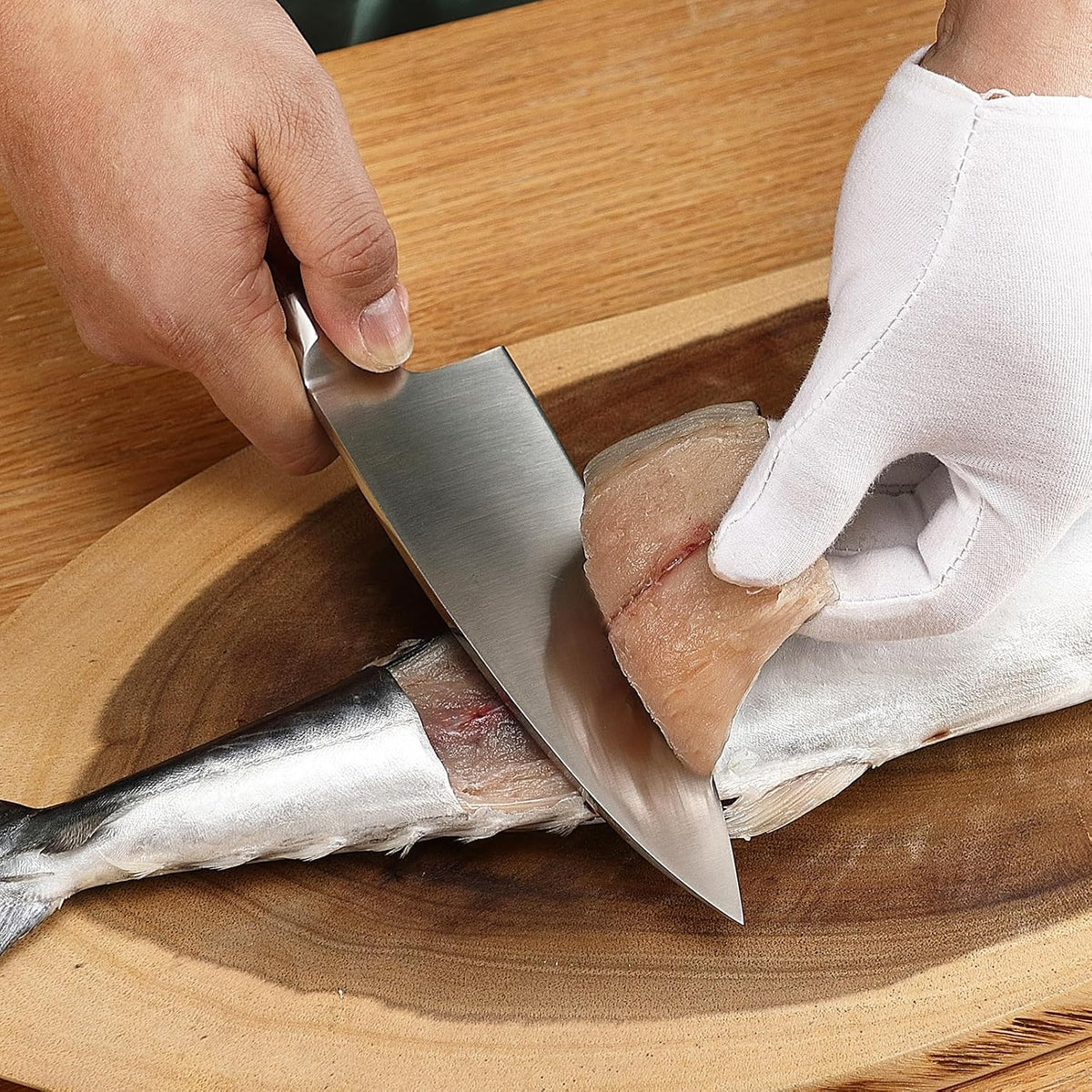 Deba Knife 6.5 inches, Chef Knife Single Bevel