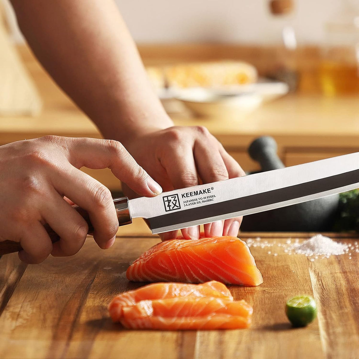 Deba Knife 6.5 inches, Chef Knife Single Bevel
