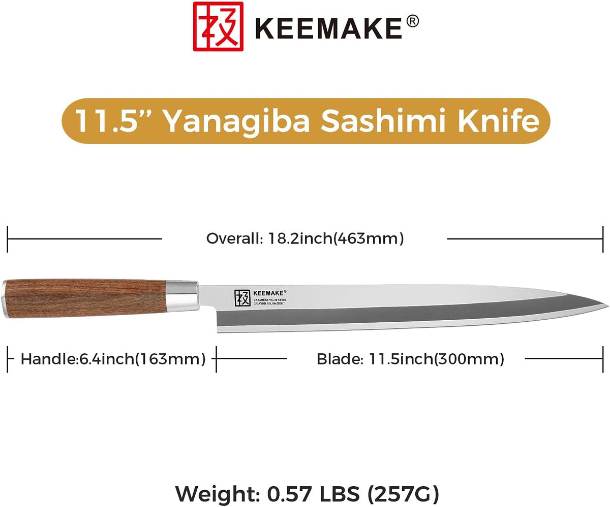 Deba Knife 6.5 inches, Chef Knife Single Bevel