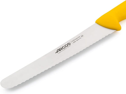 Pastry Knife/Cake Knife 10 Inches Nitrum Stainless Steel and 250 mm blade. Cut, section, and slice bases for cakes Ergonomic Polypropylene Handle. Series 2900. Color Black