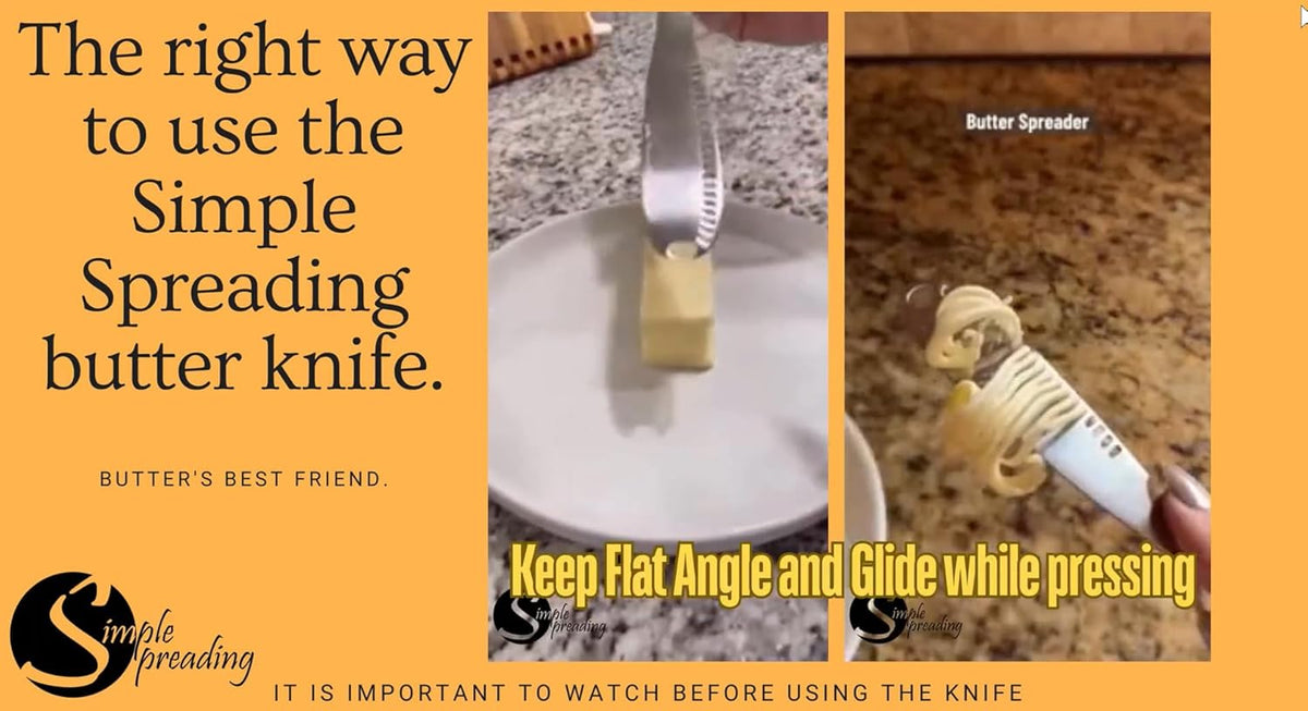 Stainless Steel Butter Spreader, Butter Knife - 3 in 1 Kitchen Gadgets (1)