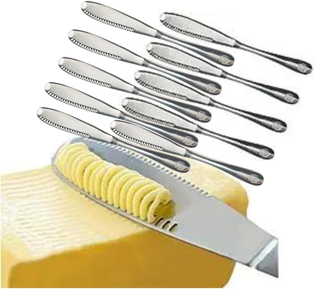 Stainless Steel Butter Spreader, Butter Knife - 3 in 1 Kitchen Gadgets (1)