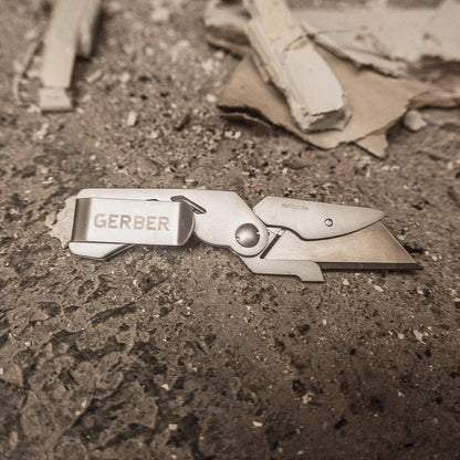 Gear EAB Lite Pocket Razor Knife with Money Clip - EDC Gear Folding Stainless Steel Utility Knife with Box Cutter Blade for Everyday Carry